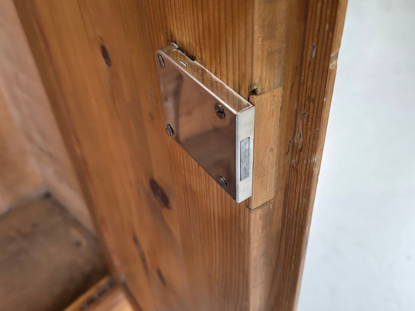 ANTIKER KLEIDERSCHRANK Gründerzeit Schrank massiv Weichholz Landhaus Vintage