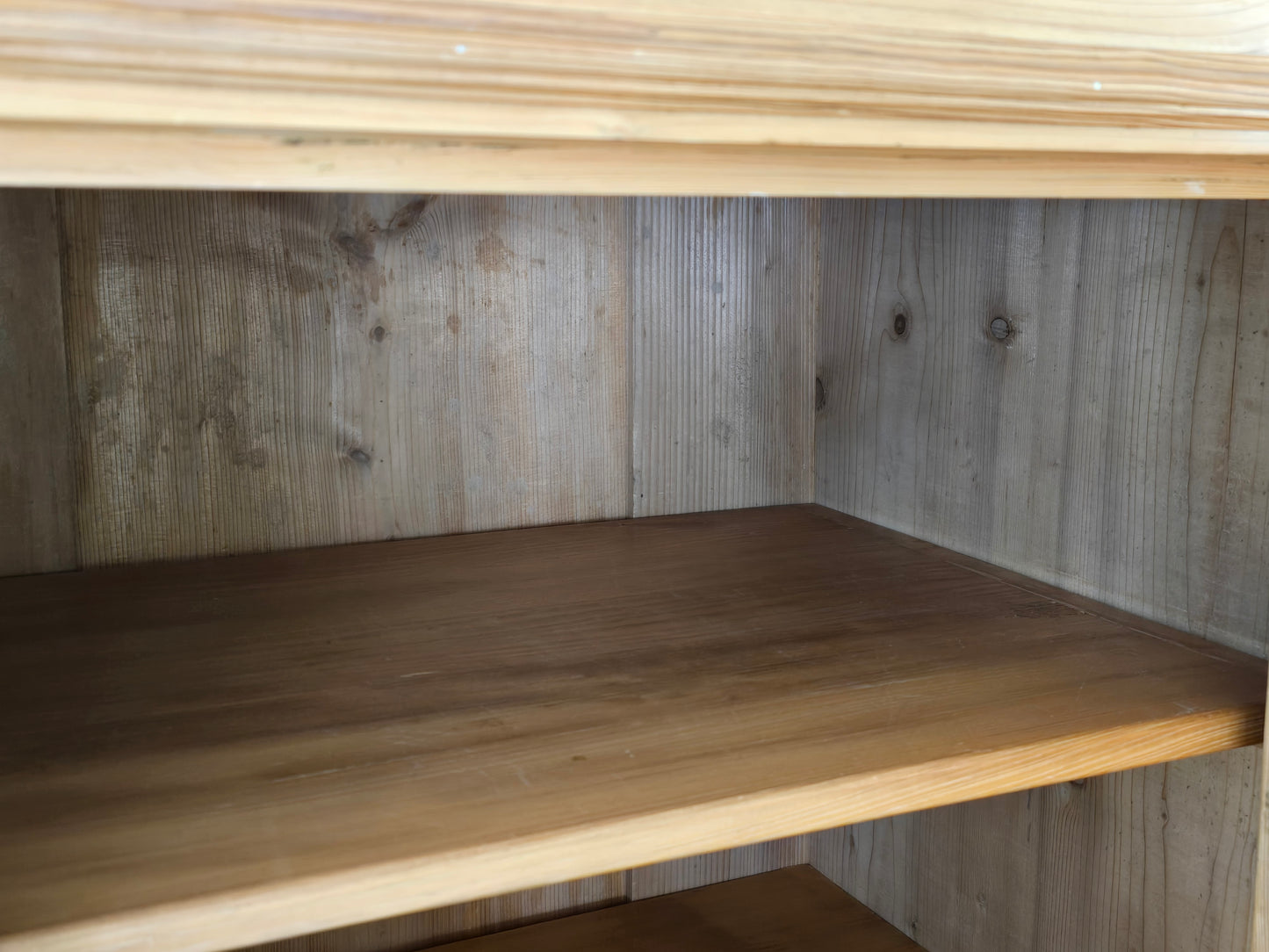 ANTIK BAUERNSCHRANK Gründerzeit Weichholz Kleiderschrank Dielenschrank antik massiv