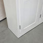 ANTIQUER SCHRANK Antik weiß Landhaus Biedermeier Weichholz Dielenschrank Shabby