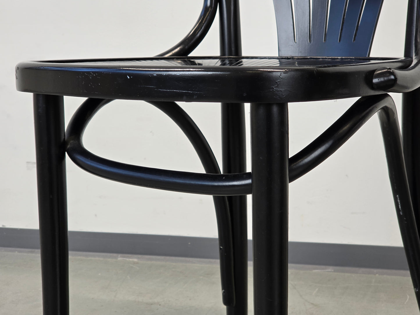 BUGHOLZ ARMLEHNSTUHL Thonet-Stil Vintage Mid Century Fächerstuhl Radomsko 60s