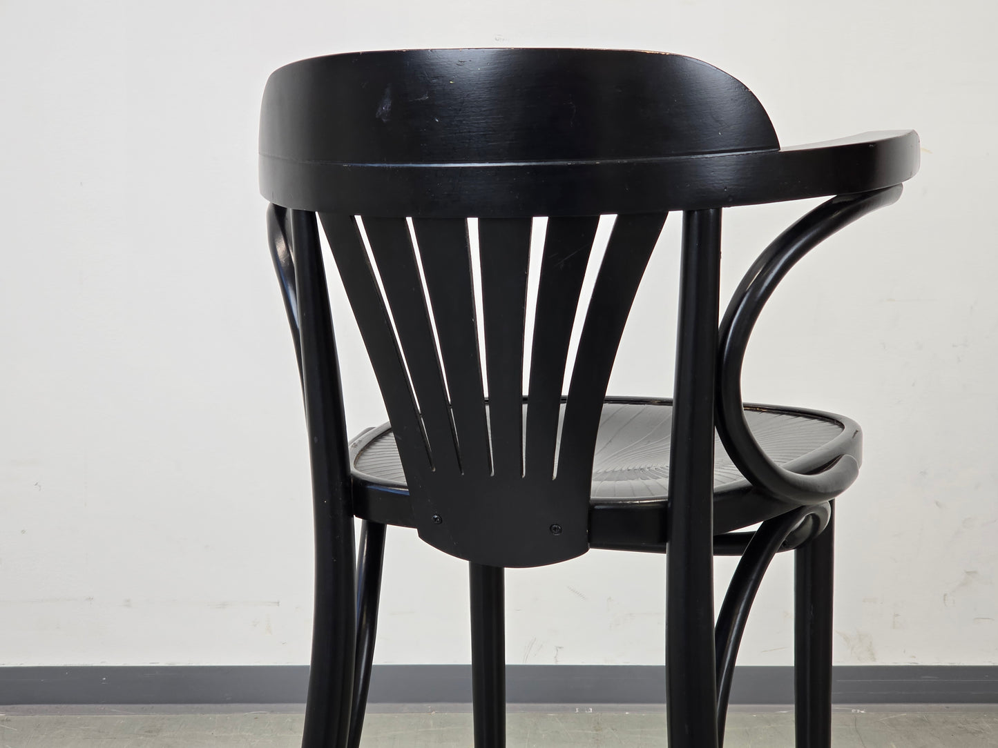 BUGHOLZ ARMLEHNSTUHL Thonet-Stil Vintage Mid Century Fächerstuhl Radomsko 60s