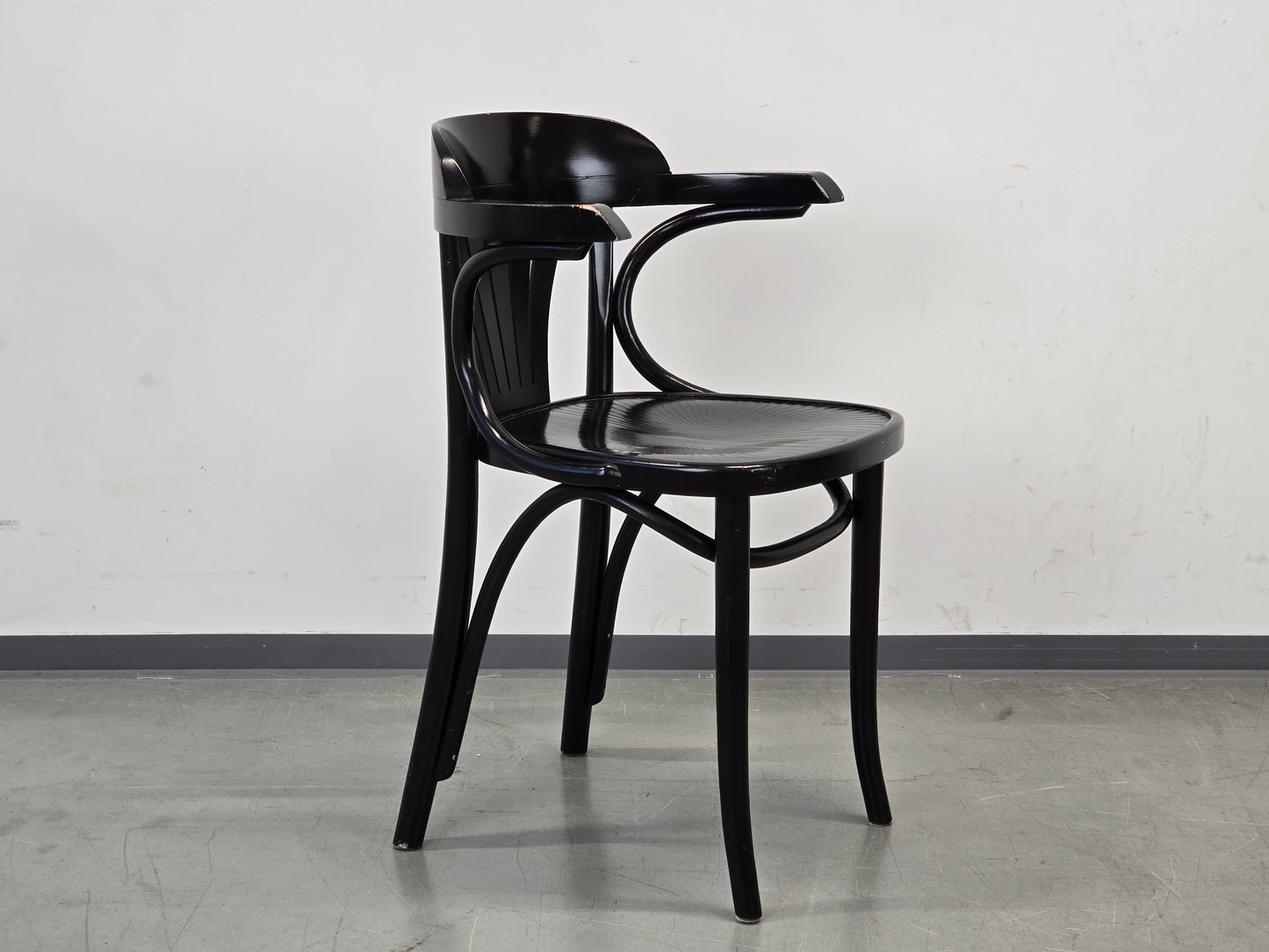 BUGHOLZ ARMLEHNSTUHL Thonet-Stil Vintage Mid Century Fächerstuhl Radomsko 60s