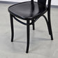 RADOMSKO THONET Stuhl Nr. 28 Bugholz Fächerstuhl Schwarz Vintage 60er Jahre