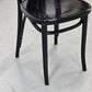 RADOMSKO THONET Stuhl Nr. 28 Bugholz Fächerstuhl Schwarz Vintage 60er Jahre