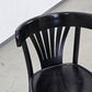 RADOMSKO THONET Stuhl Nr. 28 Bugholz Fächerstuhl Schwarz Vintage 60er Jahre