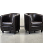 VANTOL SESSEL Leder Clubsessel Vintage Cocktailsessel Braun Sessel Lounge