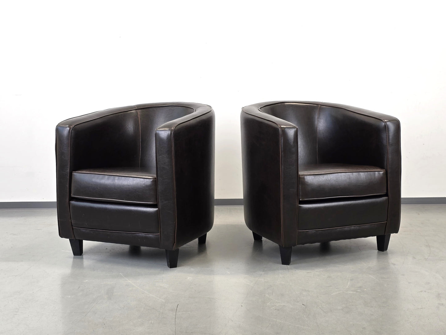VANTOL SESSEL Leder Clubsessel Vintage Cocktailsessel Braun Sessel Lounge