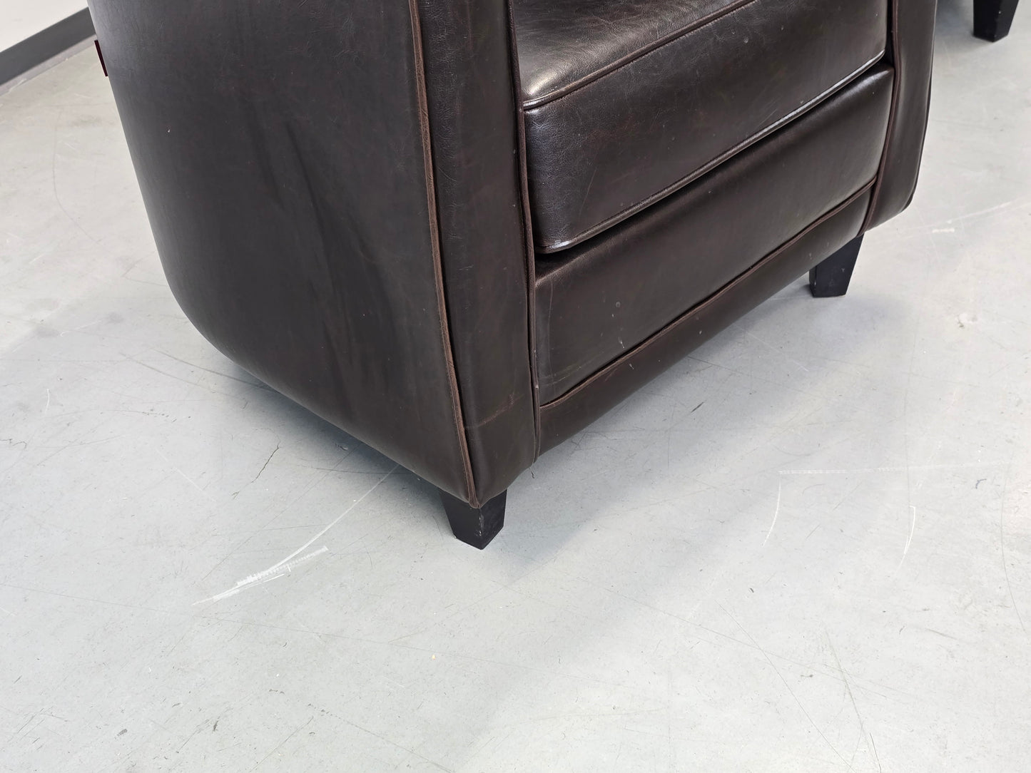 VANTOL SESSEL Leder Clubsessel Vintage Cocktailsessel Braun Sessel Lounge