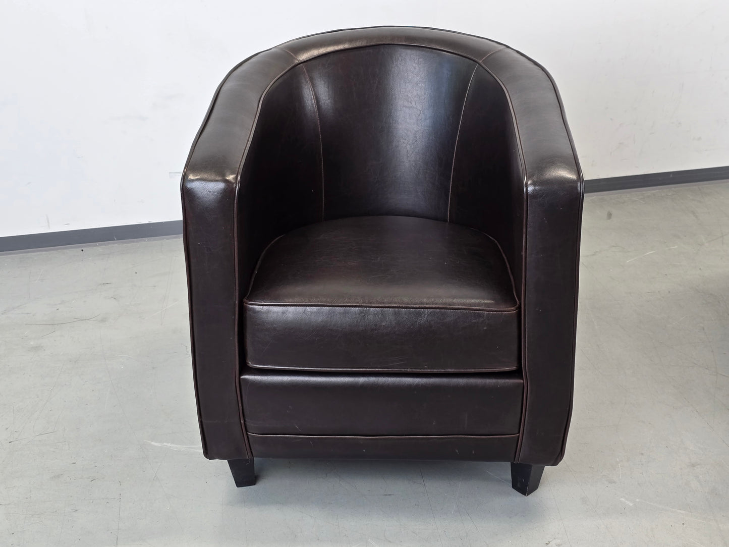 VANTOL SESSEL Leder Clubsessel Vintage Cocktailsessel Braun Sessel Lounge