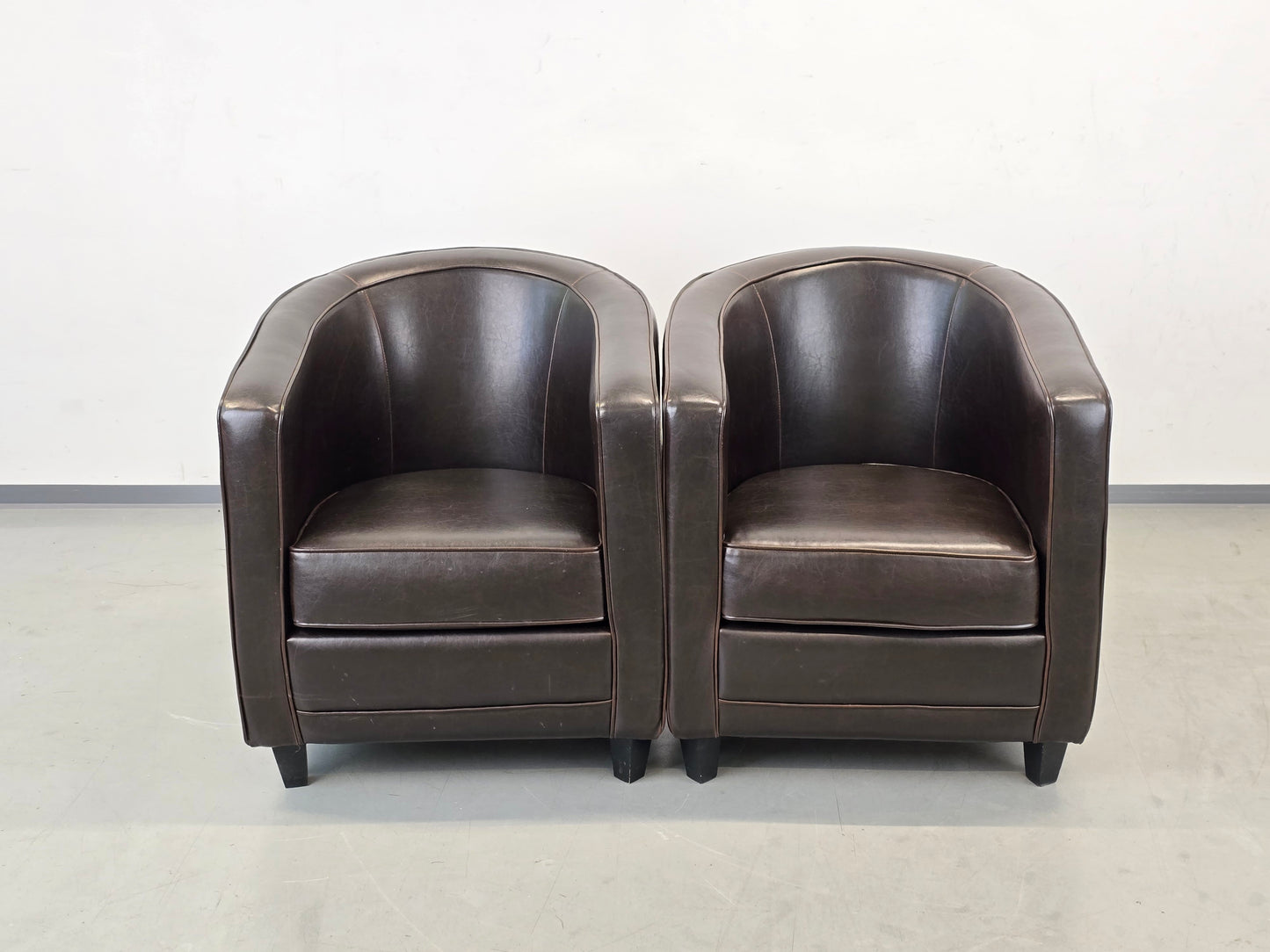VANTOL SESSEL Leder Clubsessel Vintage Cocktailsessel Braun Sessel Lounge