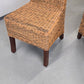 RATTAN STUHL Hochlehner Vintage Esszimmerstuhl Flechtstuhl Highback ARM
