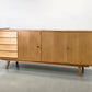 MID CENTURY Sideboard Birke 60er Vintage Kommode Skandinavisch Retro Design
