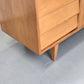MID CENTURY Sideboard Birke 60er Vintage Kommode Skandinavisch Retro Design