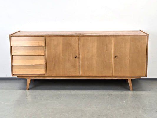 MID CENTURY Sideboard Birke 60er Vintage Kommode Skandinavisch Retro Design