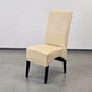 LEDER STUHL Design Creme Beige Esszimmerstuhl Vollleder Modern Vintage