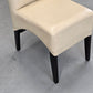 LEDER STUHL Design Creme Beige Esszimmerstuhl Vollleder Modern Vintage