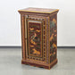 INDISCHER SCHRANK Handbemalt Rajasthan Jagdszenen Tiger Elefant Almirah