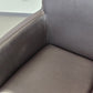LEDER ARMLEHNSTUHL Design Vintage 60er Sessel Stuhl Konferenz Braun Massivholz