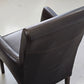 LEDER ARMLEHNSTUHL Design Vintage 60er Sessel Stuhl Konferenz Braun Massivholz