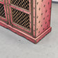 MAROKKANISCHE KOMMODE Sideboard Rot Gold Handbemalt Orient Massivholz Zouaq