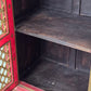 MAROKKANISCHE KOMMODE Sideboard Rot Gold Handbemalt Orient Massivholz Zouaq