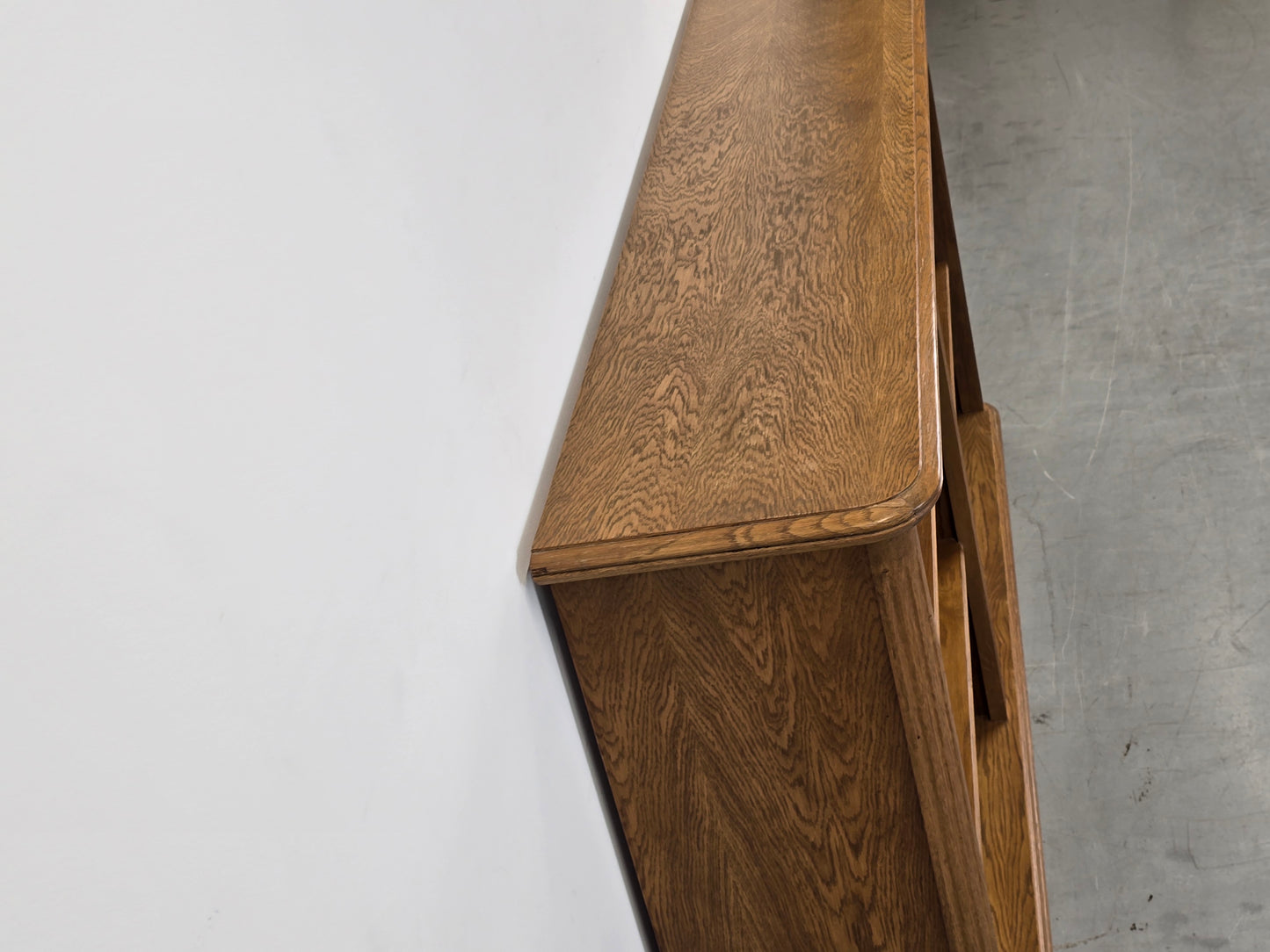 VINTAGE REGAL Eiche massiv Mid Century Dänisch Design Bücherregal 60er