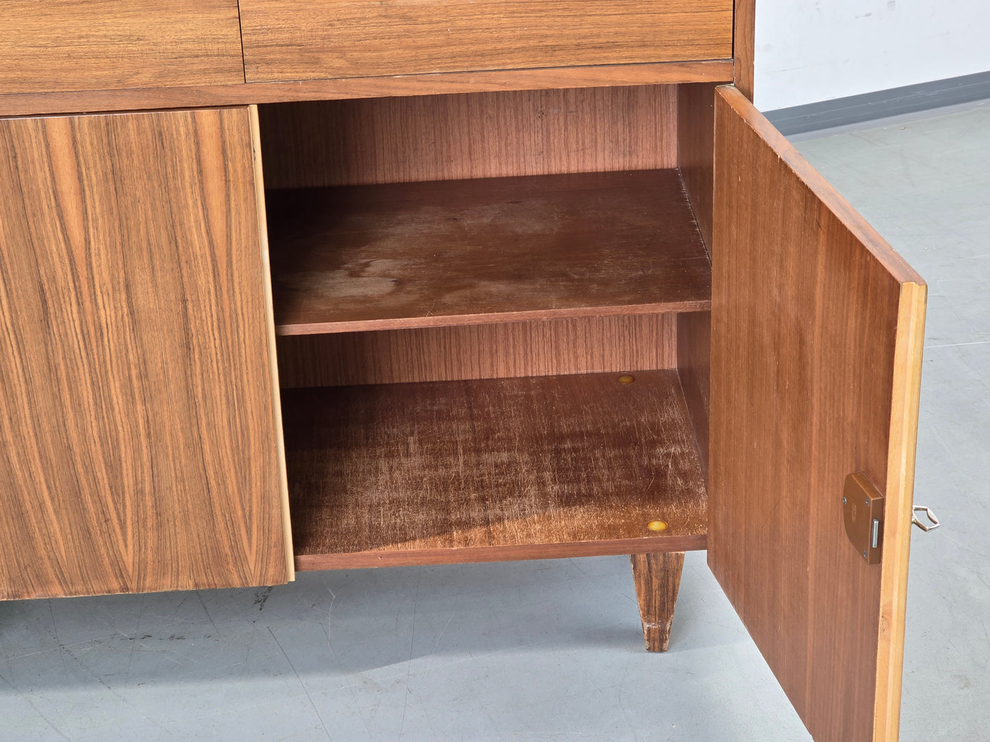 MID CENTURY Sideboard Nussbaum WK Möbel Kommode Vintage 60er Design