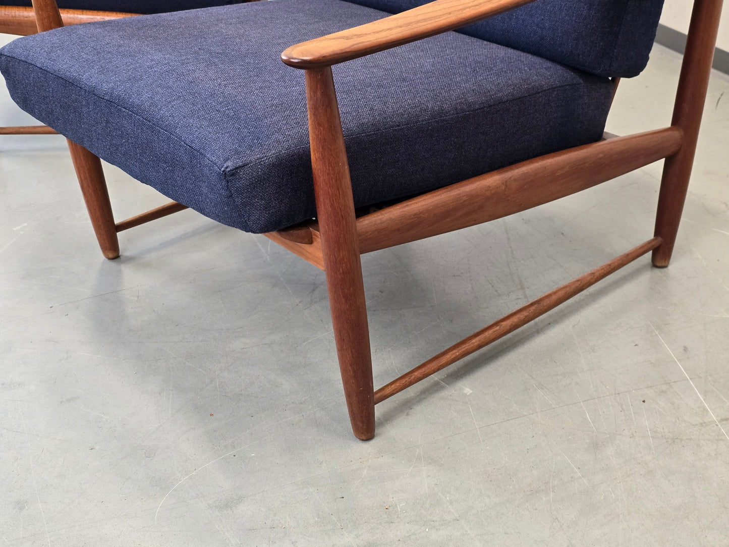TEAK SESSEL Mid Century Dänisches Design 60er Jahre Spindellehne Vintage