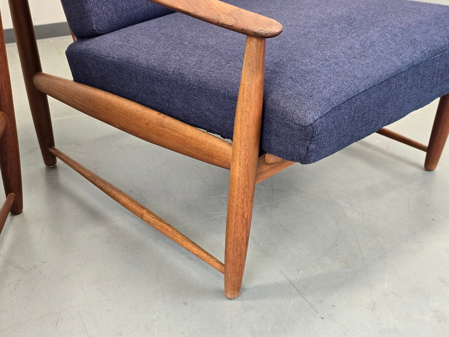 TEAK SESSEL Mid Century Dänisches Design 60er Jahre Spindellehne Vintage