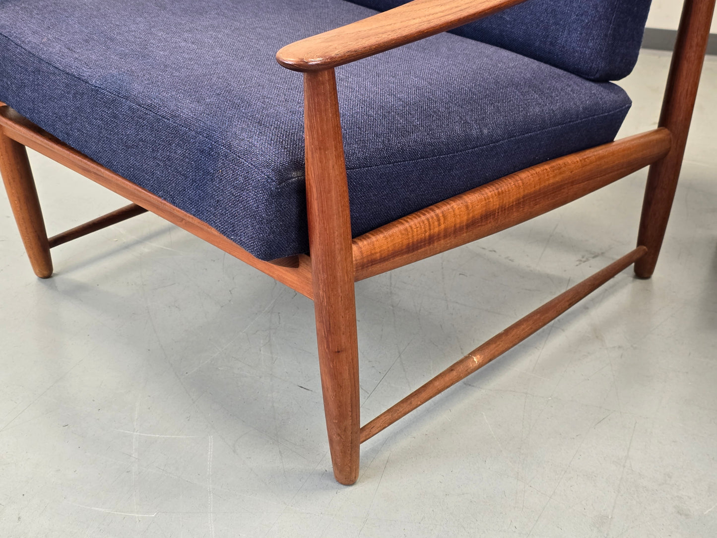 TEAK SESSEL Mid Century Dänisches Design 60er Jahre Spindellehne Vintage