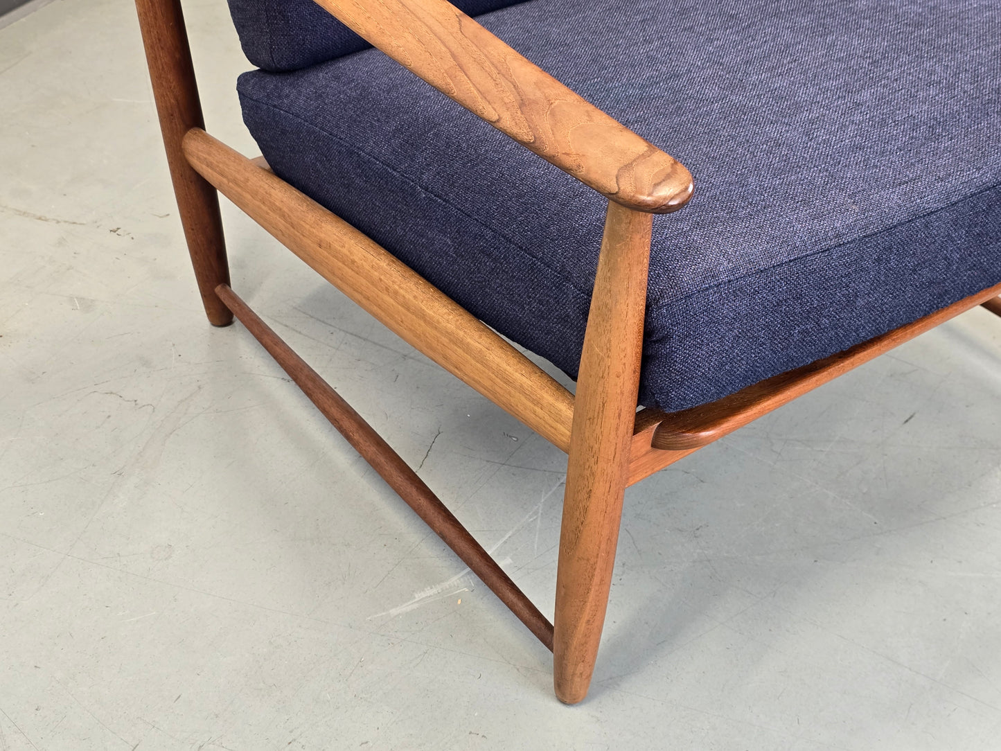 TEAK SESSEL Mid Century Dänisches Design 60er Jahre Spindellehne Vintage