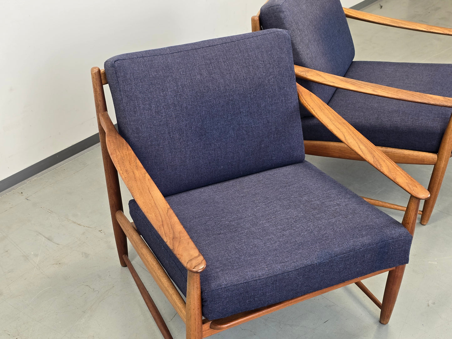 TEAK SESSEL Mid Century Dänisches Design 60er Jahre Spindellehne Vintage