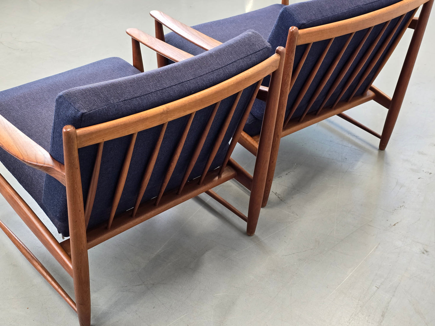 TEAK SESSEL Mid Century Dänisches Design 60er Jahre Spindellehne Vintage