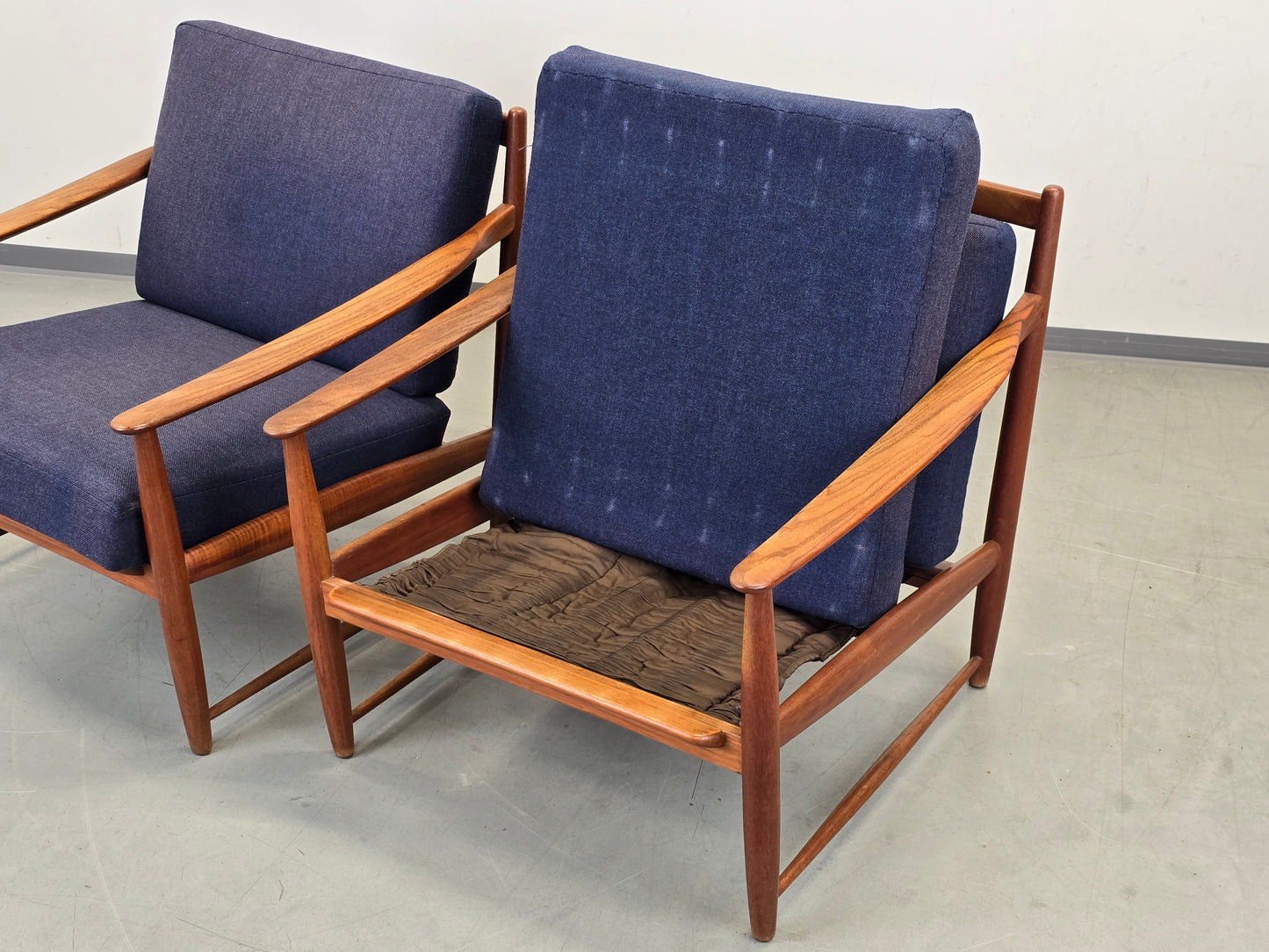 TEAK SESSEL Mid Century Dänisches Design 60er Jahre Spindellehne Vintage