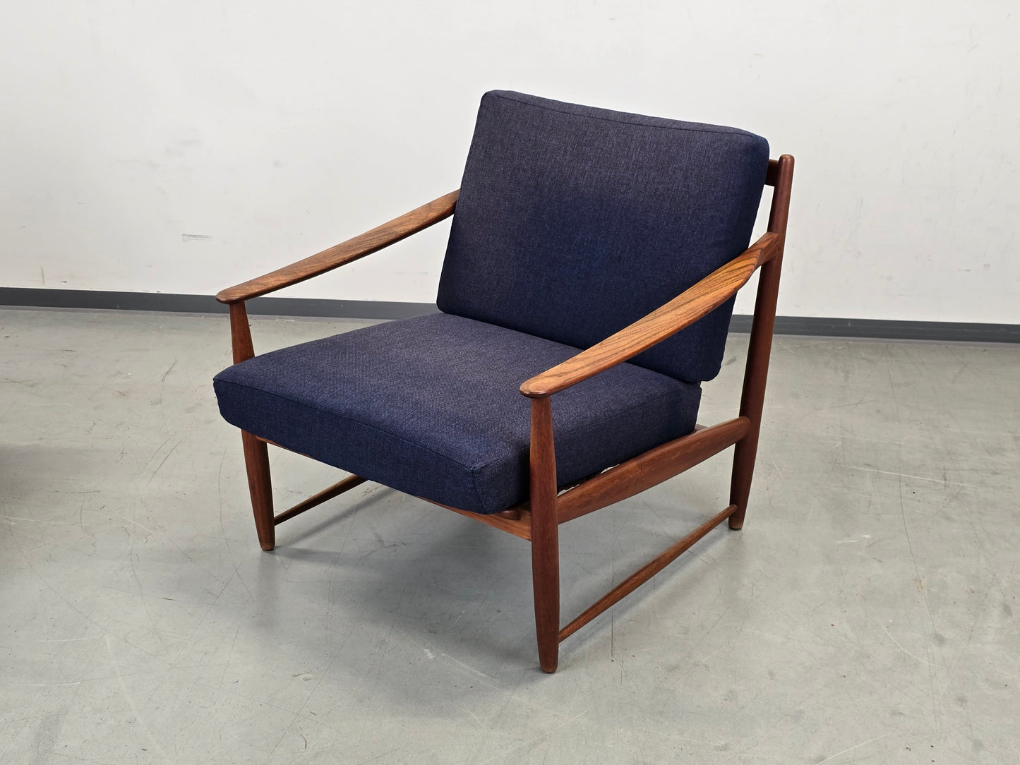 TEAK SESSEL Mid Century Dänisches Design 60er Jahre Spindellehne Vintage