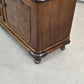 VINTAGE VITRINE Nussbaum Wurzelholz Highboard Design 60er Jahre Italienisch Mid-Century