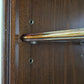 VINTAGE VITRINE Nussbaum Wurzelholz Highboard Design 60er Jahre Italienisch Mid-Century