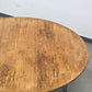 FLORENCE KNOLL Couchtisch Rund Chrom Holz 105cm Vintage 60er 70er Nuss