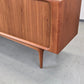DANISH SIDEBOARD Tv Kommode Low Board Teak Bernhard Pedersen 142 Tambour Mid Century BPS