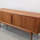 DANISH SIDEBOARD Tv Kommode Low Board Teak Bernhard Pedersen 142 Tambour Mid Century BPS