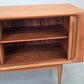 DANISH SIDEBOARD Tv Kommode Low Board Teak Bernhard Pedersen 142 Tambour Mid Century BPS