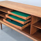 DANISH SIDEBOARD Tv Kommode Low Board Teak Bernhard Pedersen 142 Tambour Mid Century BPS