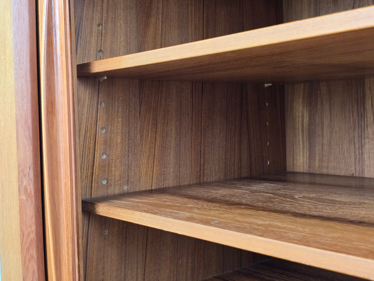 DANISH SIDEBOARD Tv Kommode Low Board Teak Bernhard Pedersen 142 Tambour Mid Century BPS