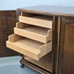 SIDEBOARD NUSSBAUM Vintage Kommode Anrichte Chippendale Stil 60er Jahre