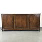 SIDEBOARD NUSSBAUM Vintage Kommode Anrichte Chippendale Stil 60er Jahre