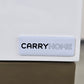 CARRYHOME HIGHBOARD Weiß Hochglanz Kommode Messing-Optik Sideboard