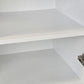 CARRYHOME HIGHBOARD Weiß Hochglanz Kommode Messing-Optik Sideboard