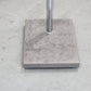 RONALD SCHMITT Beistelltisch Glas Metall K 425 Couchtisch höhenverstellbar