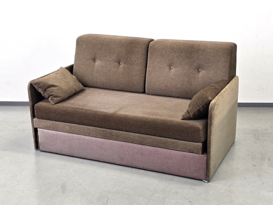 VINTAGE SCHLAFSOFA 60er Jahre Mid Century Sofa Couch Retro Bettkasten Braun
