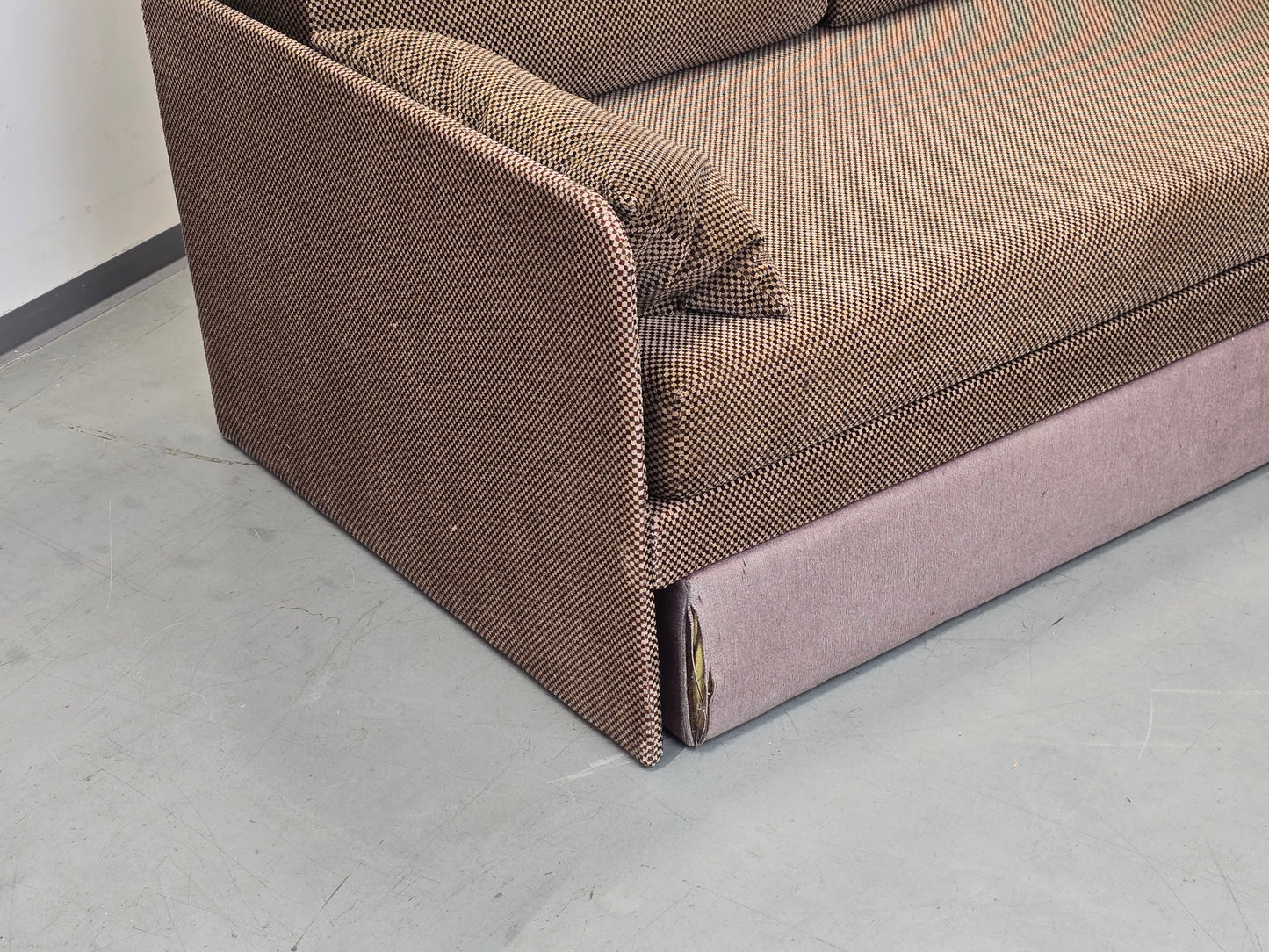 VINTAGE SCHLAFSOFA 60er Jahre Mid Century Sofa Couch Retro Bettkasten Braun